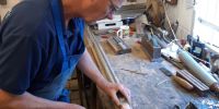 Pipe maker Richard Sanders making new Solo strings