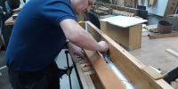 Fixing pallets into Gamba/Flute soundboard