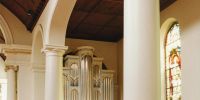 Organ case seen from the nave